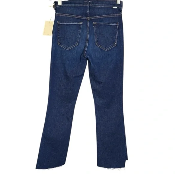NWT MOTHER The Insider Crop Step Fray Jean in Off Limits - Picture 4 of 16